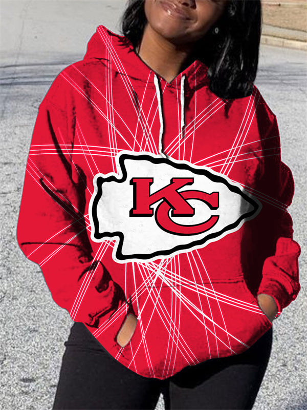 Kansas City Chiefs 3D Printed Pocket Pullover Hoodie AZBTPH000144