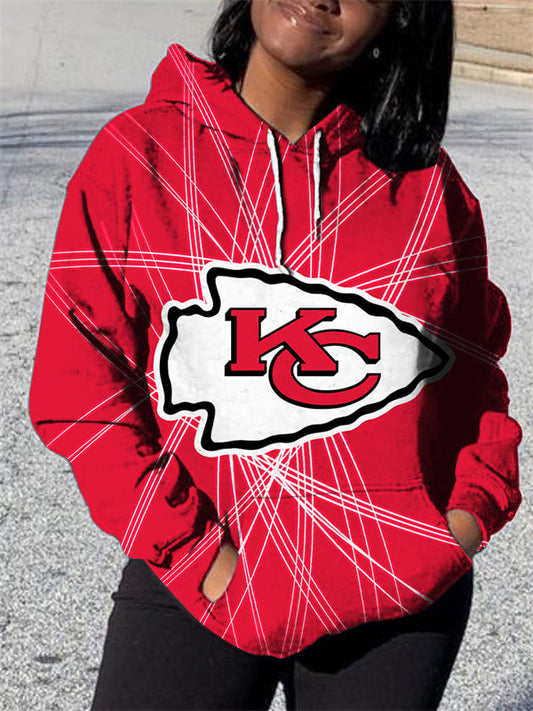 Kansas City Chiefs 3D Printed Pocket Pullover Hoodie AZBTPH000144