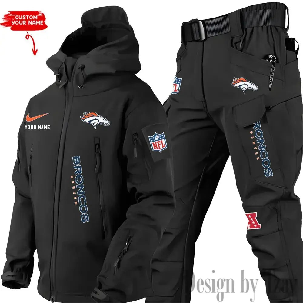 Denver Broncos Outdoor Jacket and Pants 000068