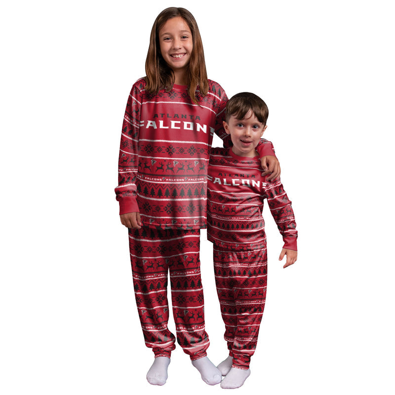 Atlanta Falcons Family Holiday Pajamas AZCPYZAM034
