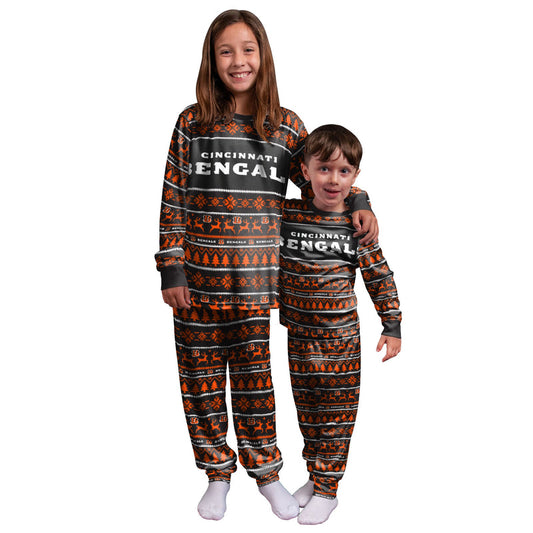 Cincinnati Bengals Family Holiday Pajamas AZCPYZAM039