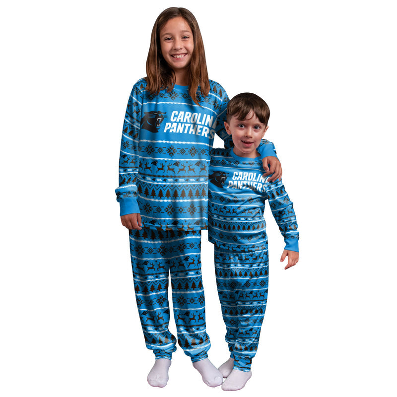 Carolina Panthers Family Holiday Pajamas AZCPYZAM037