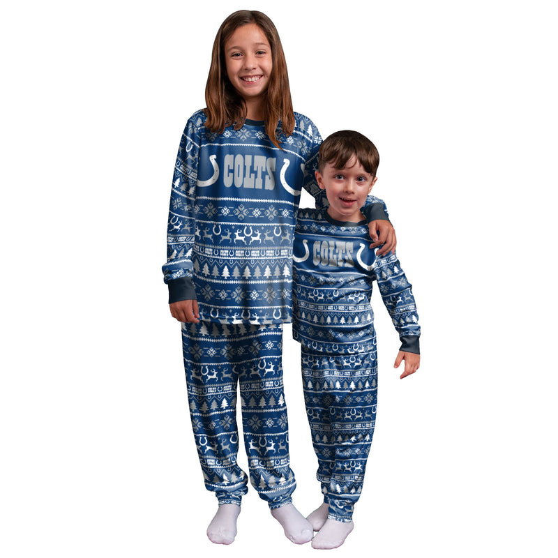 Indianapolis Colts Family Holiday Pajamas AZCPYZAM046