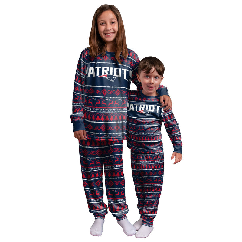 New England Patriots Family Holiday Pajamas AZCPYZAM054