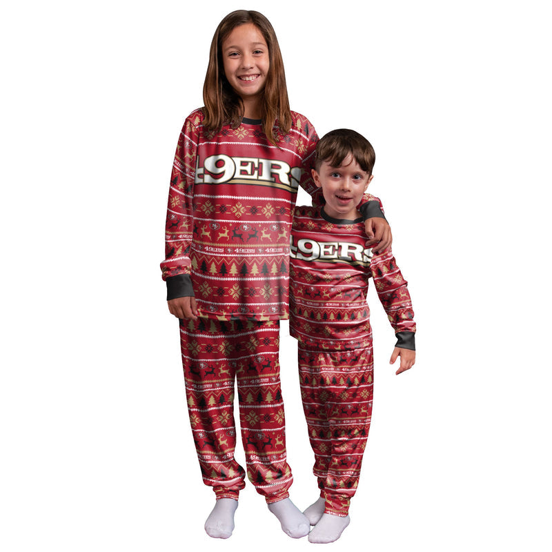 San Francisco 49ers Family Holiday Pajamas AZCPYZAM060