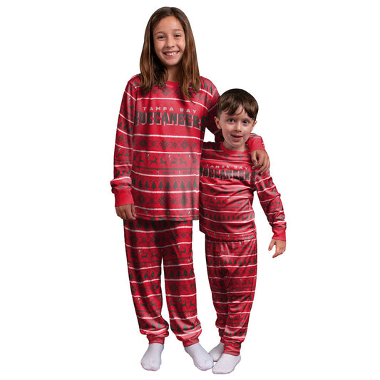 Tampa Bay Buccaneers Family Holiday Pajamas AZCPYZAM062