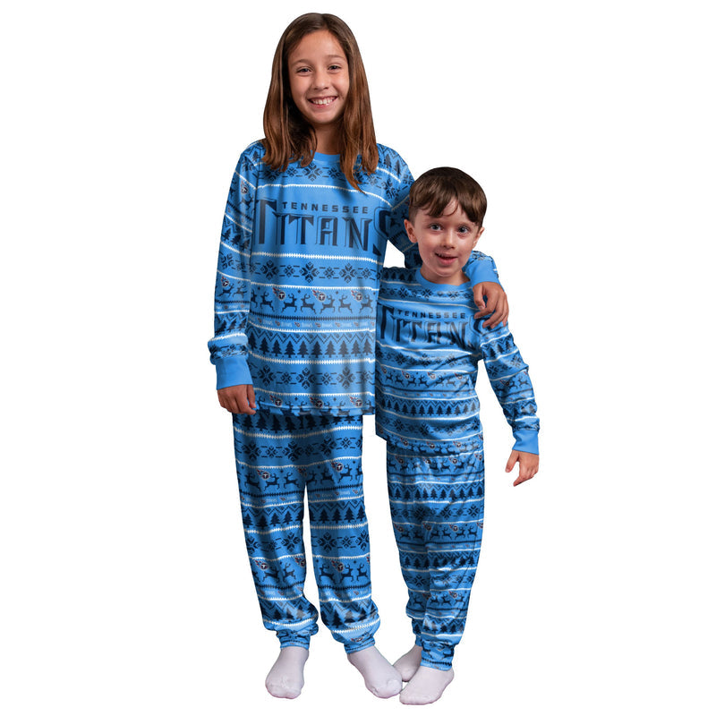 Tennessee Titans Family Holiday Pajamas AZCPYZAM063