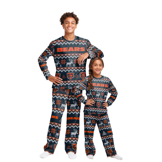 Chicago Bears Family Holiday Pajamas AZCPYZAM070
