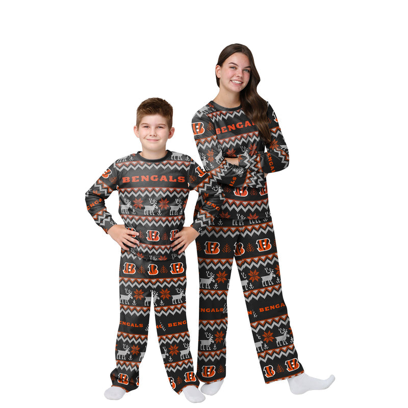 Cincinnati Bengals Family Holiday Pajamas AZCPYZAM071