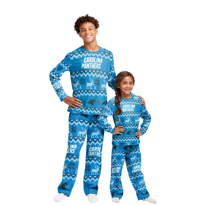 Carolina Panthers Family Holiday Pajamas AZCPYZAM069