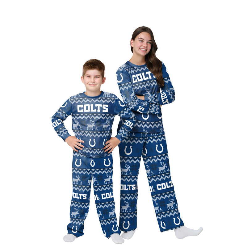 Indianapolis Colts Family Holiday Pajamas AZCPYZAM078