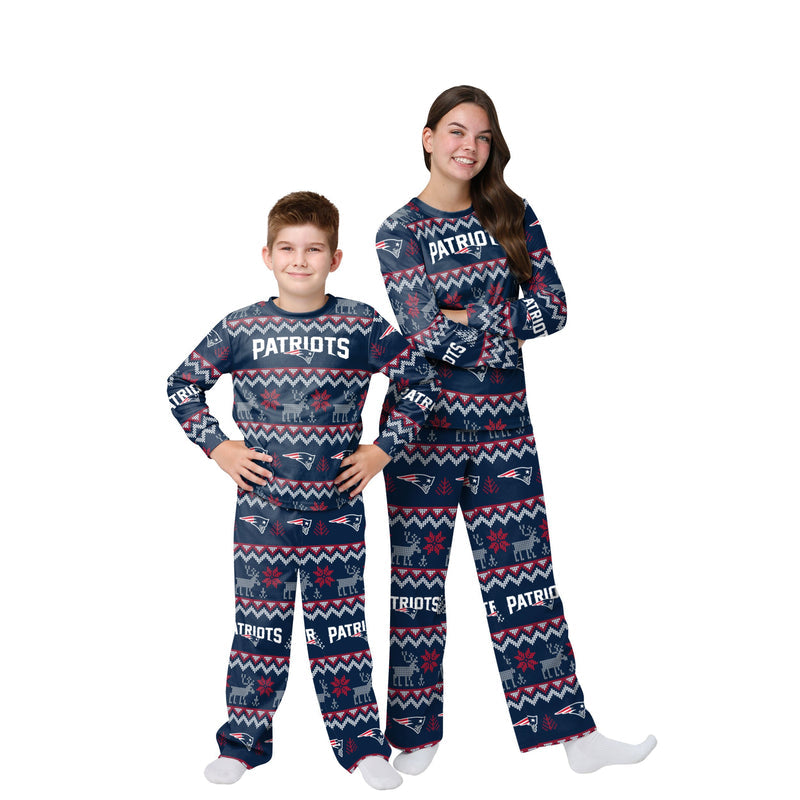 New England Patriots Family Holiday Pajamas AZCPYZAM086