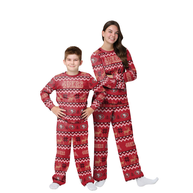 San Francisco 49ers Family Holiday Pajamas AZCPYZAM092