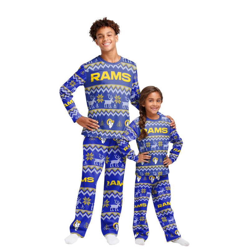 Los Angeles Rams Family Holiday Pajamas AZCPYZAM083