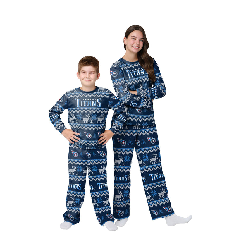 Tennessee Titans Family Holiday Pajamas AZCPYZAM095
