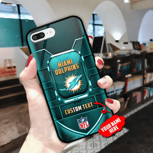 Miami Dolphins Personalized Phone Case BG40