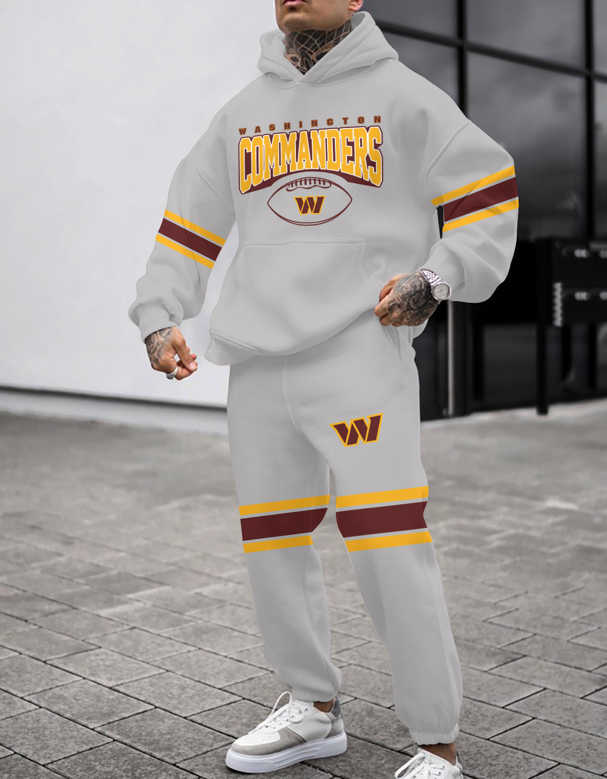 Washington Commanders Combo Pullover Hoodie And Sweatpants AZBTPHSP000486