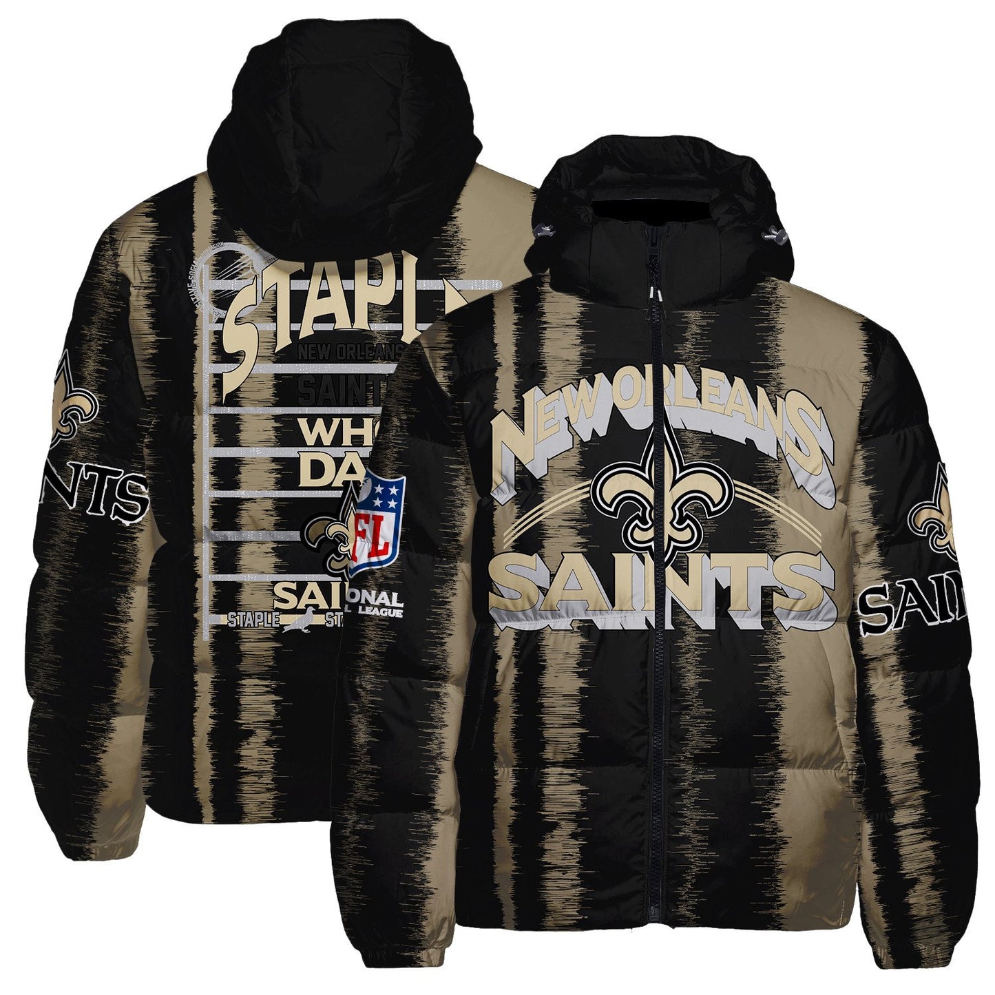 New Orleans Saints CozyCloud Down Jacket AZBTDWJ000332