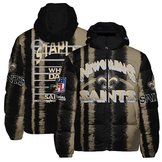 New Orleans Saints CozyCloud Down Jacket AZBTDWJ000332