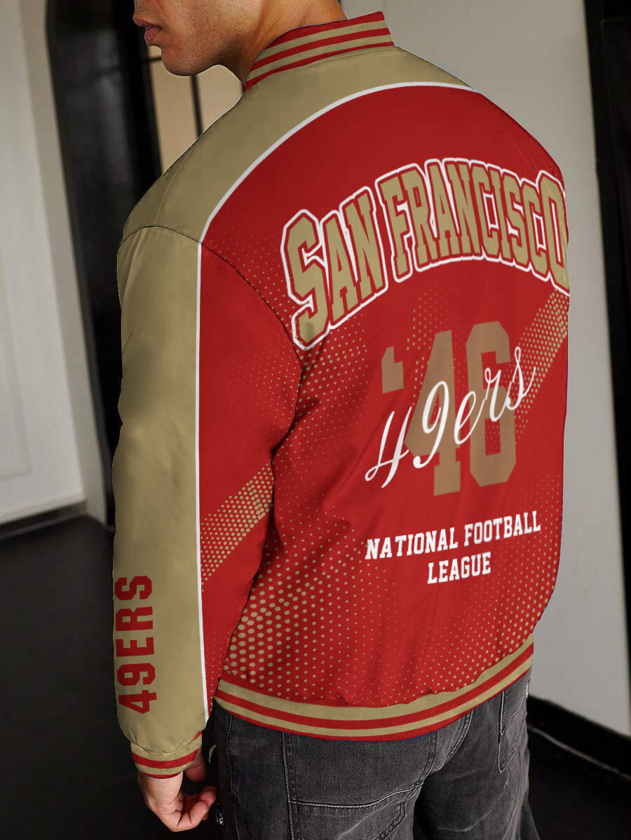 San Francisco 49ers National Football League Varsity Jacket AZBTVJK000518