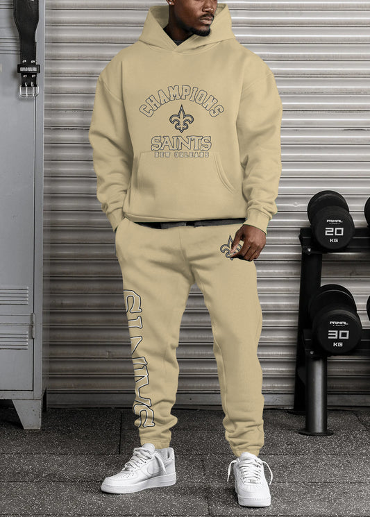 New Orleans Saints Combo Pullover Hoodie And Sweatpants AZBTPHSP000104