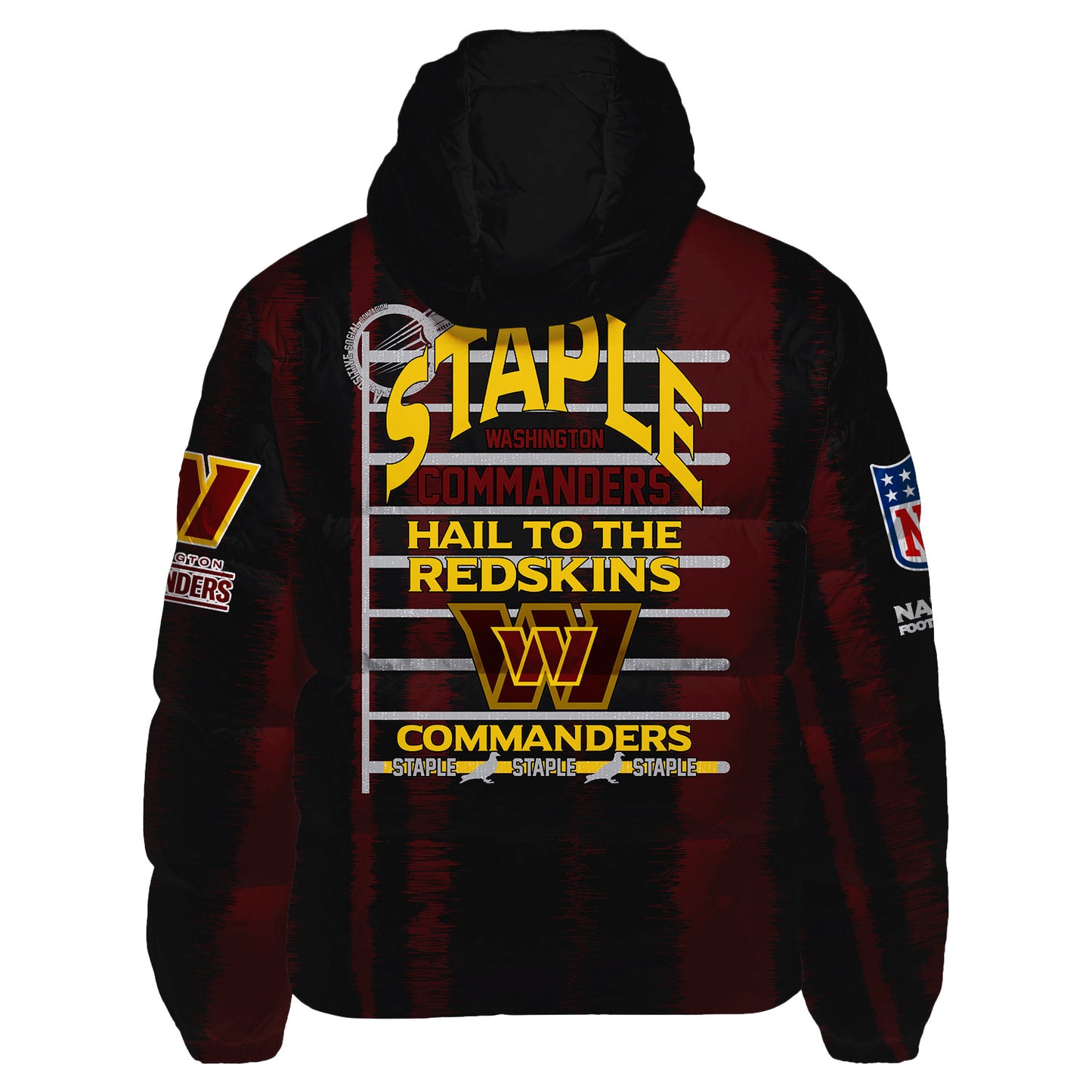 Washington Commanders CozyCloud Down Jacket AZBTDWJ000282