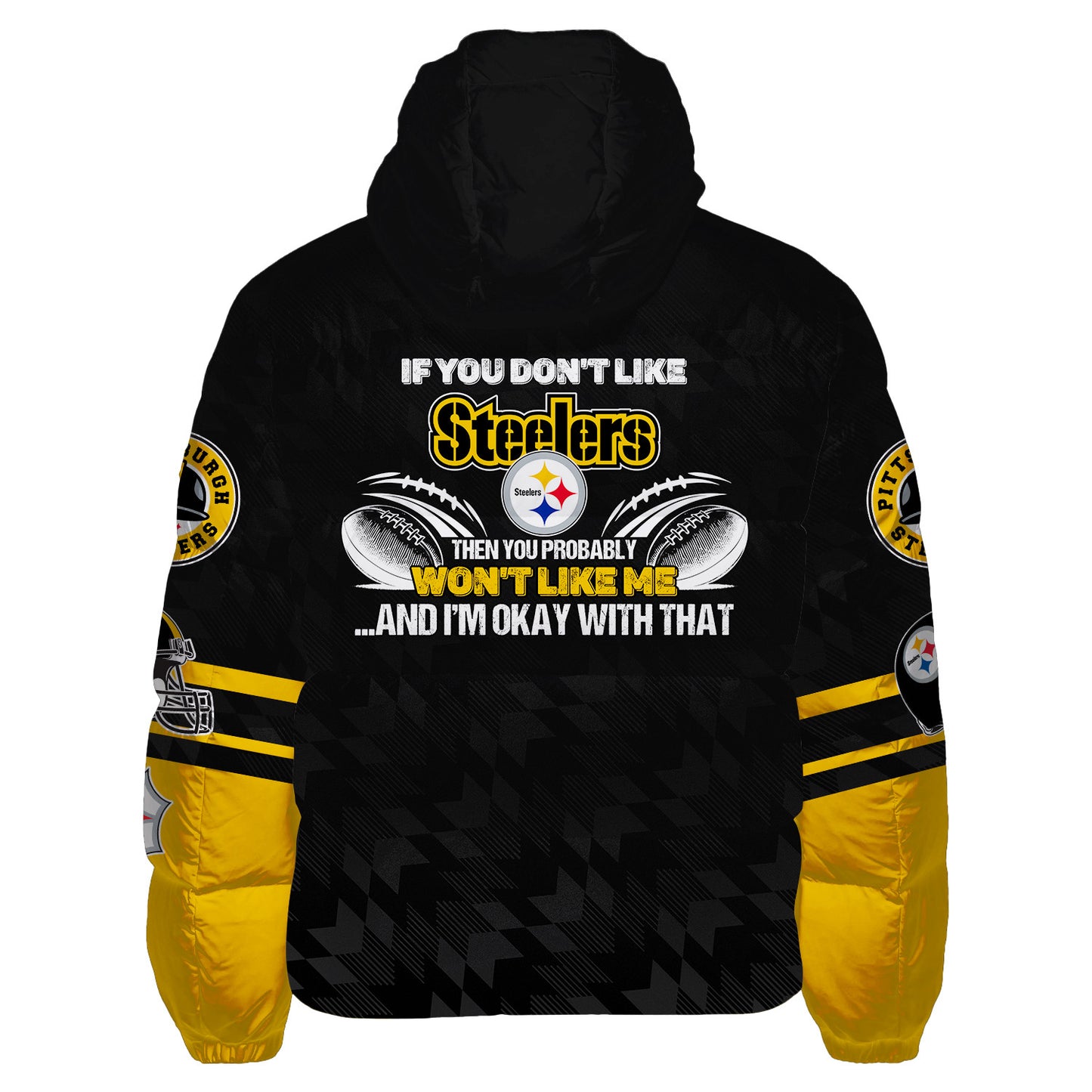 Pittsburgh Steelers CozyCloud Down Jacket AZBTDWJ000337