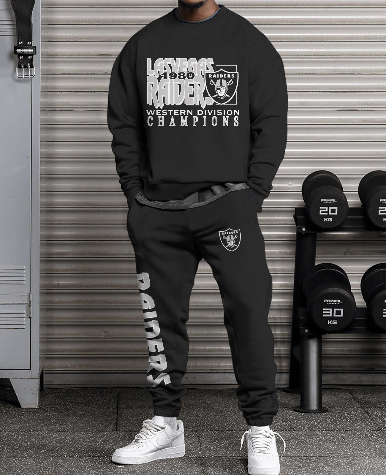 Las Vegas Raiders Combo 3D Sweatsuit and Sweatpants Unisex CBSP37