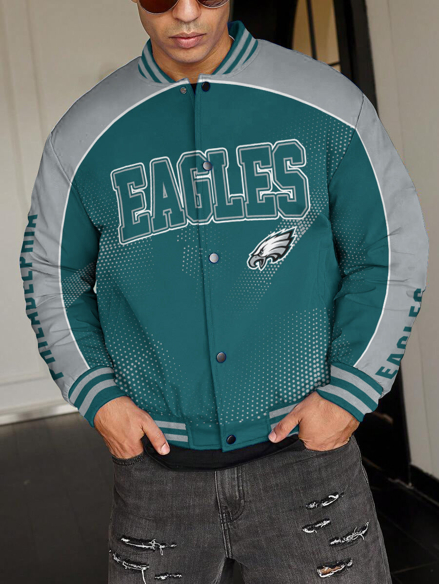 Philadelphia Eagles National Football League Varsity Jacket AZBTVJK000466