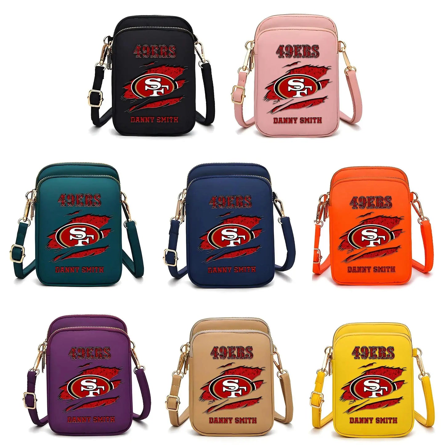 San Francisco 49ers Mini Crossbody Bag for Women New Trending 2025 AZBT2DMCB000095
