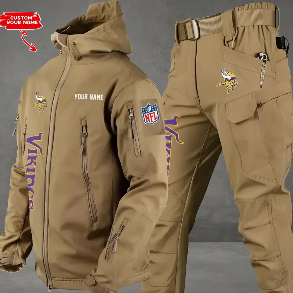 Minnesota Vikings Outdoor Jacket and Pants 000018