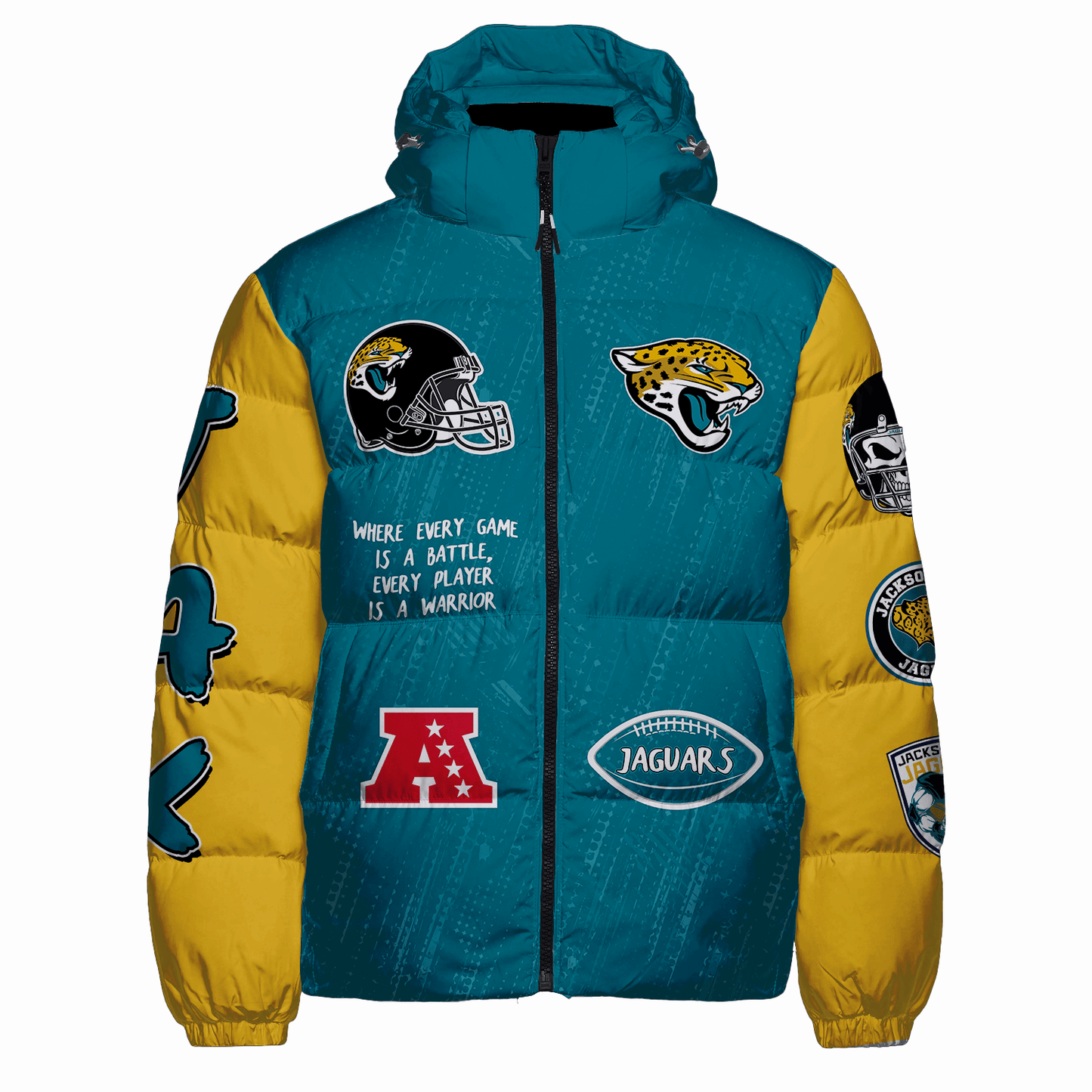 Jacksonville Jaguars CozyCloud Down Jacket AZBTDWJ000236