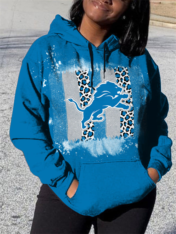 Detroit Lions 3D Printed Pocket Pullover Hoodie AZBTPH000136
