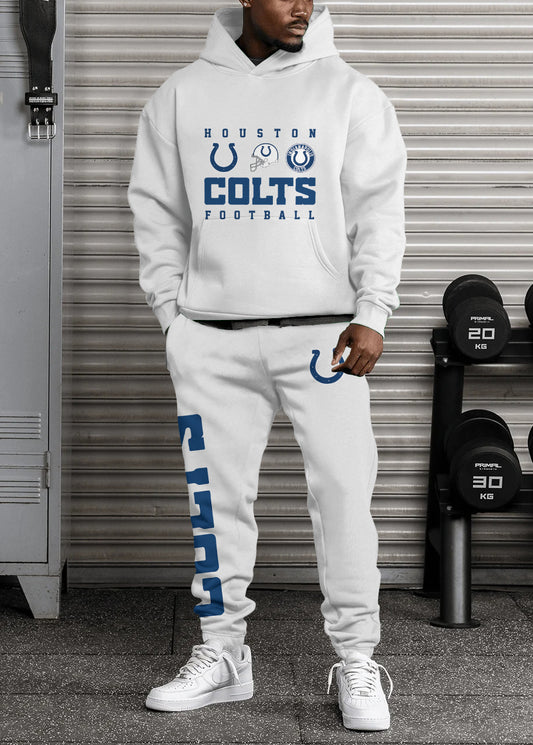 Indianapolis Colts Combo Pullover Hoodie And Sweatpants AZBTPHSP000105