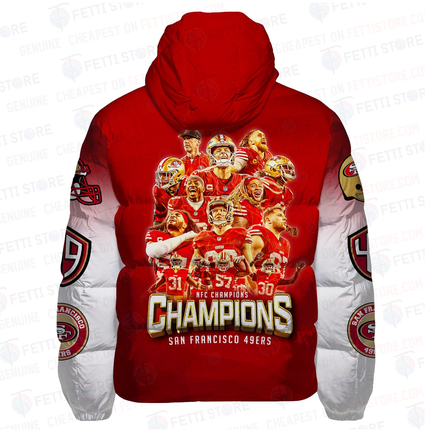 San Francisco 49ers  CozyCloud Down Jacket AZBTDWJ000062