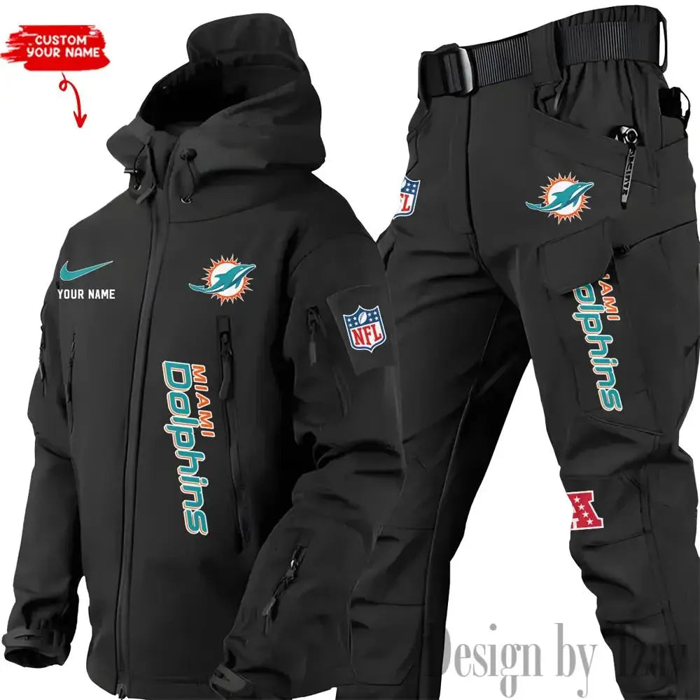 Miami Dolphins Outdoor Jacket and Pants 000060