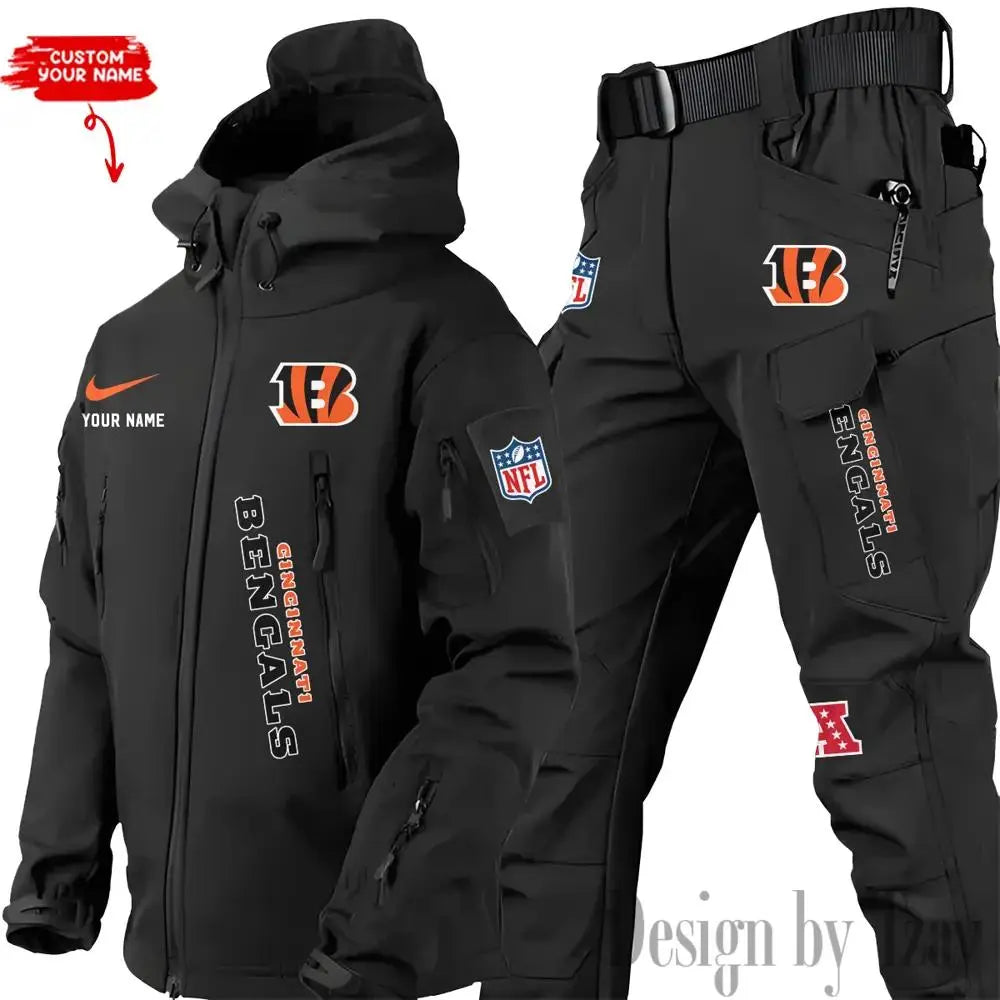 Cincinnati Bengals Outdoor Jacket and Pants 000043