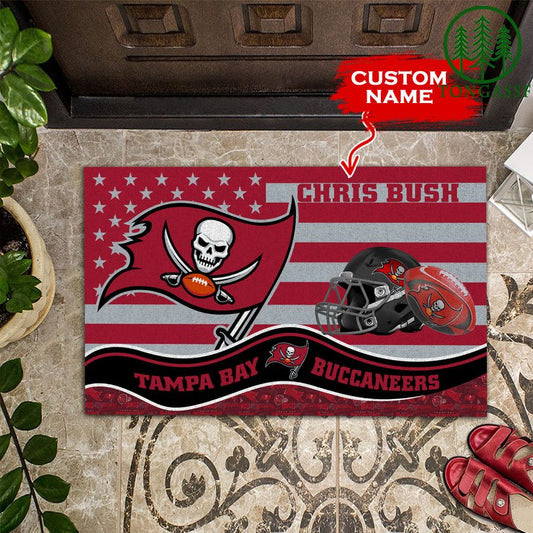 Tampa Bay Buccaneers Personalized Doormat BGDMM609