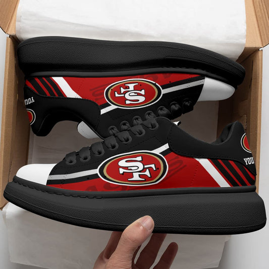 San Francisco 49ers Personalized MQ Sneakers BG42