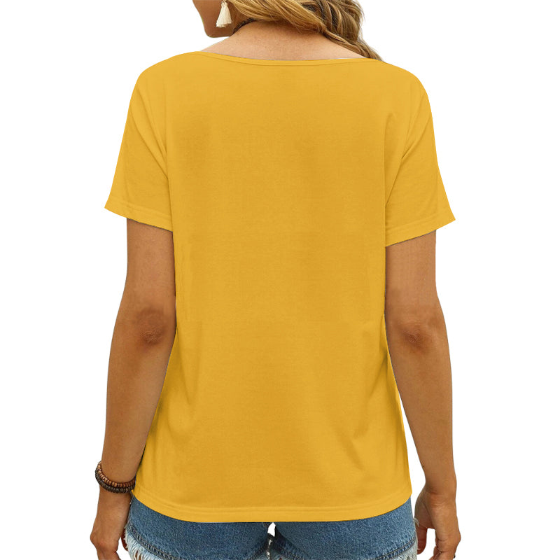 Pittsburgh Steelers Personalized V-neck Women T-shirt AGCWTS530