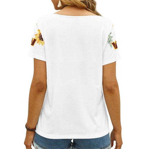 Washington Commanders V-neck Women T-shirt AGCWTS598