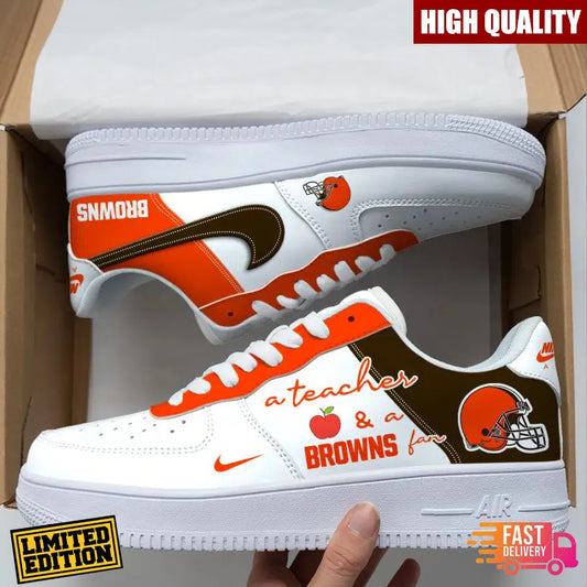 Cleveland Browns New Personalized AF1-1 Sneakers AZBTAF1000447