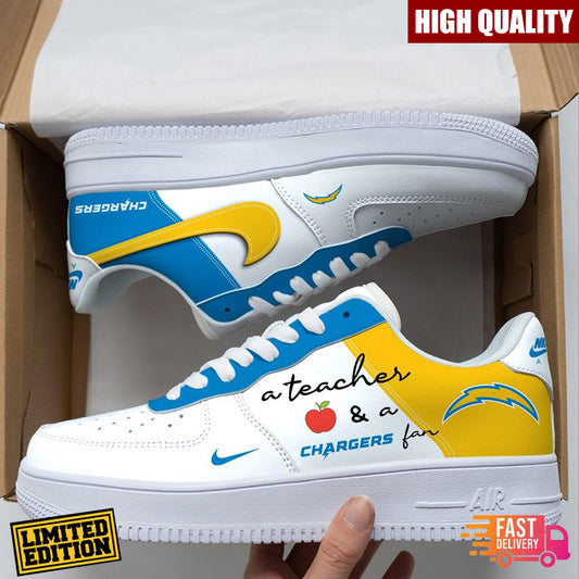 Los Angeles Chargers New Personalized AF1-1 Sneakers AZBTAF1000457