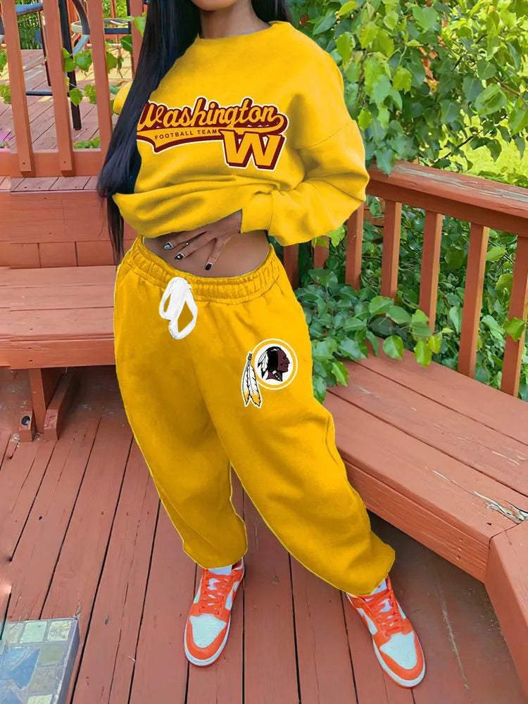 Washington Commanders Drop Shoulder Sweatshirt and Sweatpants AZBTDSS000034
