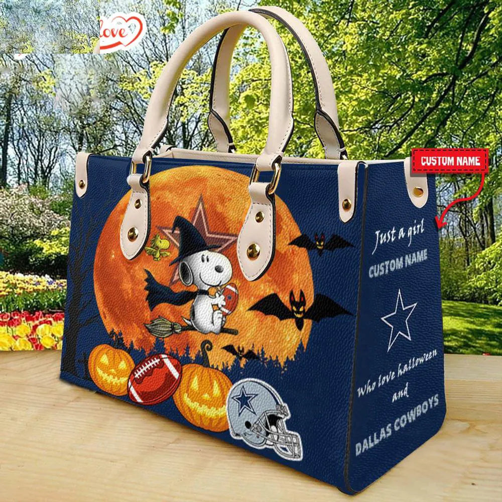 Dallas Cowboys Halloween Leather Hand Bag Limited Edition AZDDLHB000041