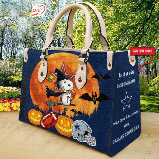 Dallas Cowboys Halloween Leather Hand Bag Limited Edition AZDDLHB000041