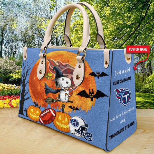 Tennessee Titans Halloween Leather Hand Bag Limited Edition AZDDLHB000063