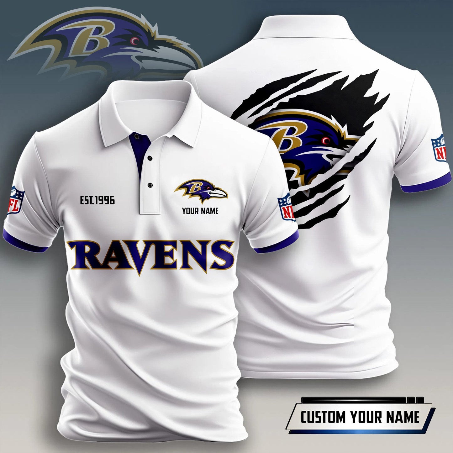 Baltimore Ravens Premium Men Polo Shirt BT339