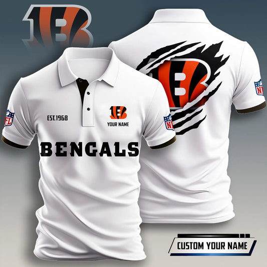 Cincinnati Bengals Premium Men Polo Shirt BT342