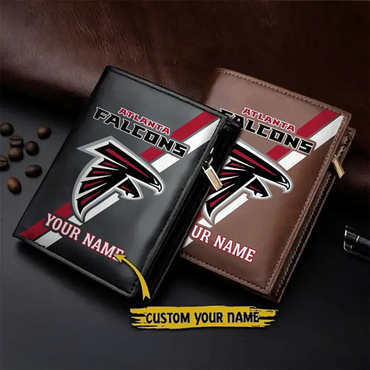 Atlanta Falcons Men’s Slim Vertical Leather Wallet Trending 2025 AZBTSVLW000052